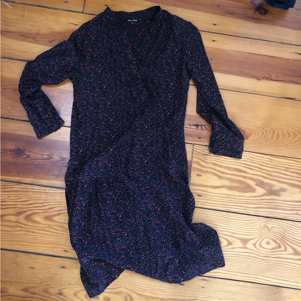 Steven Alan drop-waist silk dress